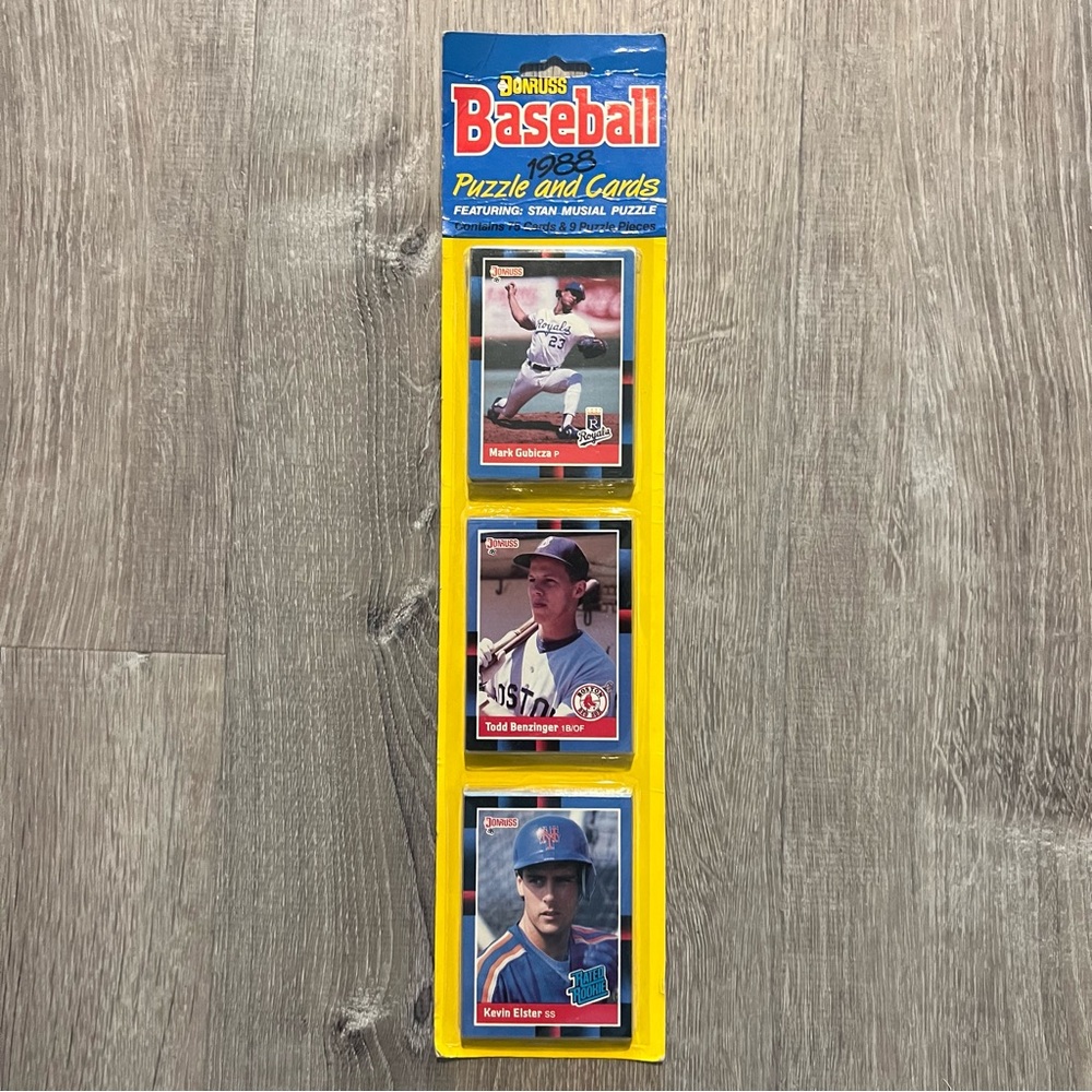 SEALED VINTAGE 1988 Donruss Baseball Blister Packs 75 Cards &‎ 9 Puzzle Pieces